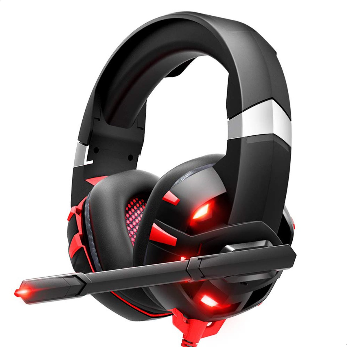 Gaming Headset Rood | Koptelefoon |7.1 Surround Sound | Microfoon | Noise Canceling | PC, PS4, Xbox One